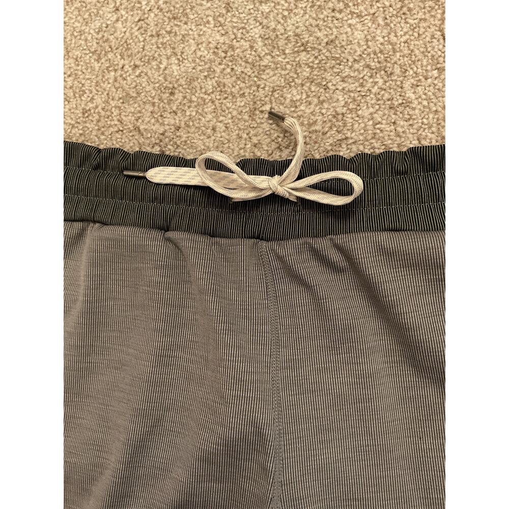 Vuori Lux Rib Performance Jogger Gray Ribbed Athleisure Lounge Pants, Size S - Picture 8 of 10